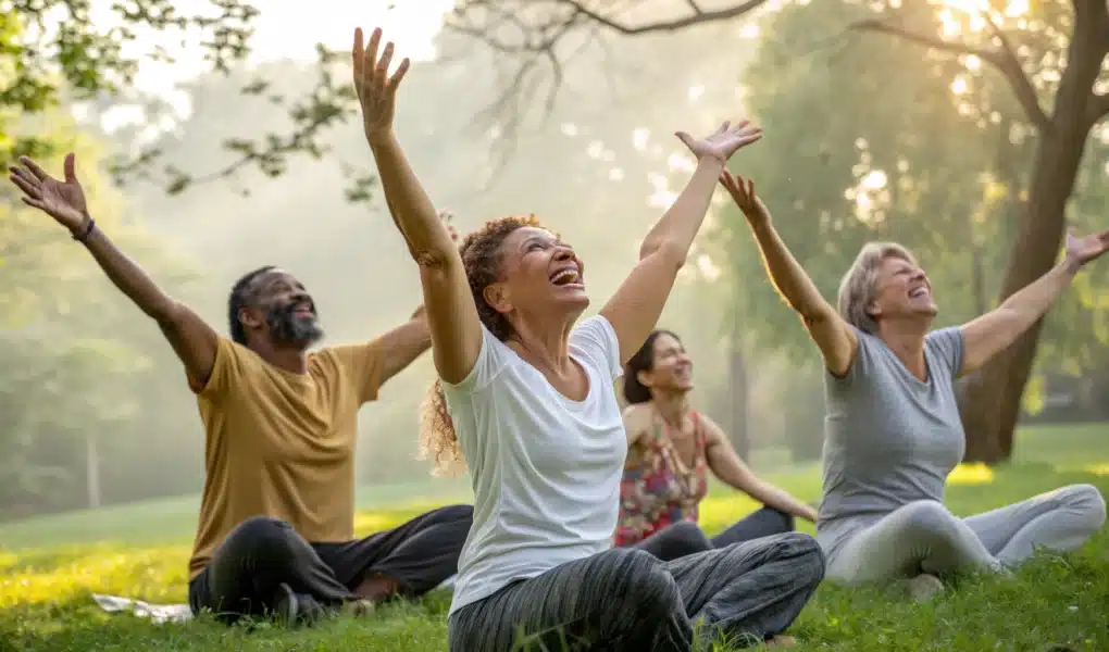 yoga du rire anxiété